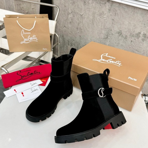 Wholesale Christian Louboutin Boots For Women #1267052 $112.00 USD, Wholesale Quality Replica Christian Louboutin Boots