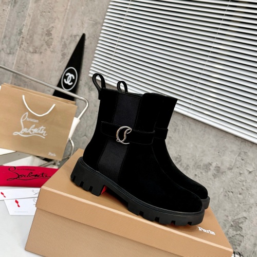 Replica Christian Louboutin Boots For Women #1267052 $112.00 USD for Wholesale