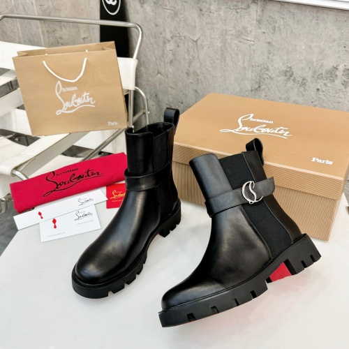 Wholesale Christian Louboutin Boots For Women #1267056 $112.00 USD, Wholesale Quality Replica Christian Louboutin Boots