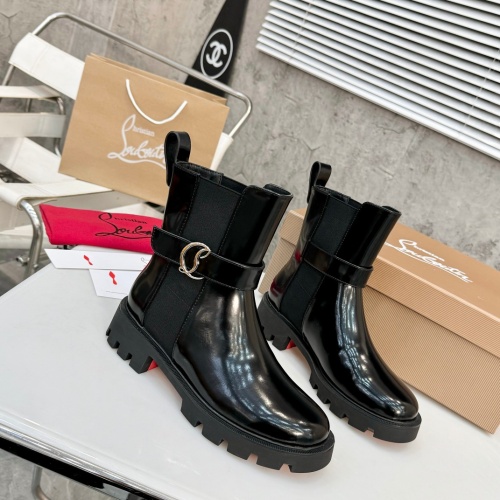 Replica Christian Louboutin Boots For Women #1267057 $112.00 USD for Wholesale