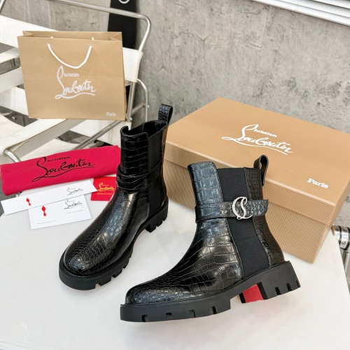 Wholesale Christian Louboutin Boots For Women #1267058 $112.00 USD, Wholesale Quality Replica Christian Louboutin Boots