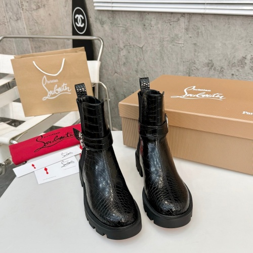 Replica Christian Louboutin Boots For Women #1267058 $112.00 USD for Wholesale