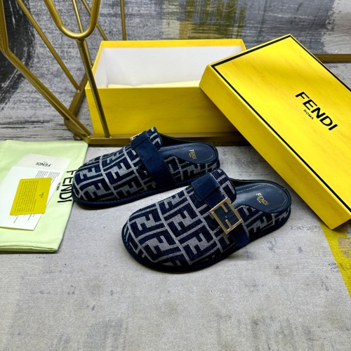 Wholesale Fendi Slippers For Women #1267065 $88.00 USD, Wholesale Quality Replica Fendi Slippers