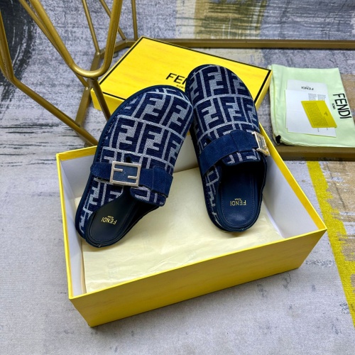 Replica Fendi Slippers For Women #1267065 $88.00 USD for Wholesale