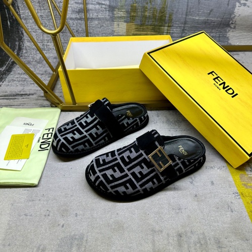 Wholesale Fendi Slippers For Women #1267067 $88.00 USD, Wholesale Quality Replica Fendi Slippers