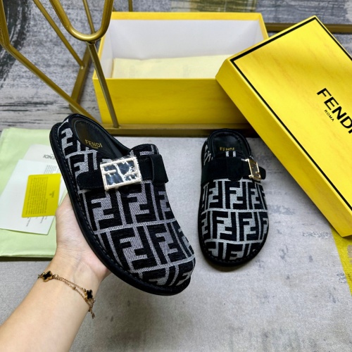 Replica Fendi Slippers For Men #1267068 $88.00 USD for Wholesale