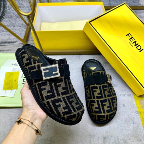 Replica Fendi Slippers For Women #1267069 $88.00 USD for Wholesale