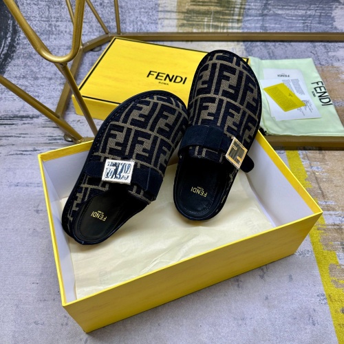 Replica Fendi Slippers For Women #1267069 $88.00 USD for Wholesale