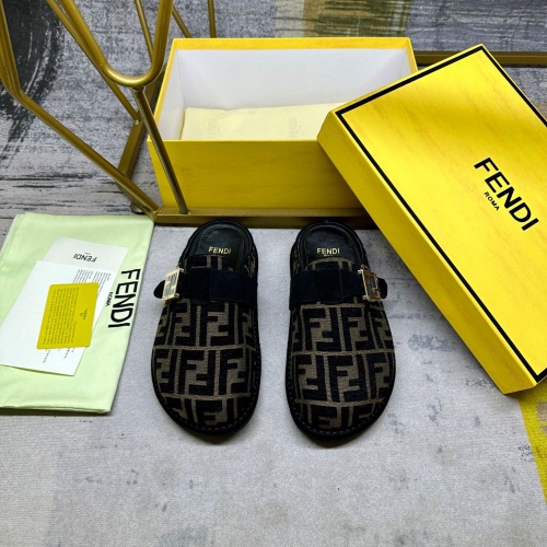 Replica Fendi Slippers For Men #1267070 $88.00 USD for Wholesale