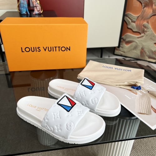 Wholesale Louis Vuitton Slippers For Women #1267072 $76.00 USD, Wholesale Quality Replica Louis Vuitton Slippers