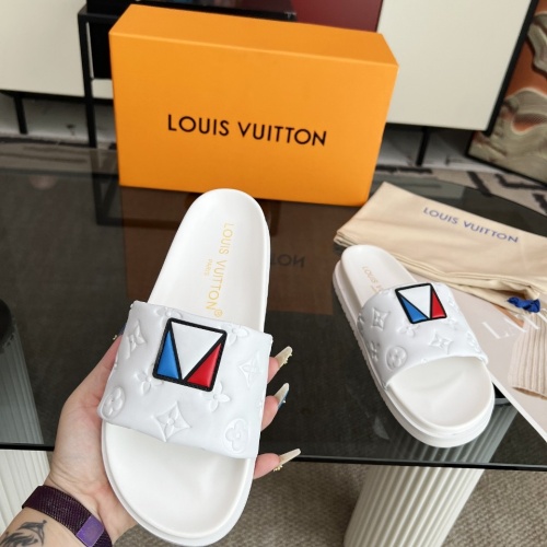 Replica Louis Vuitton Slippers For Women #1267072 $76.00 USD for Wholesale