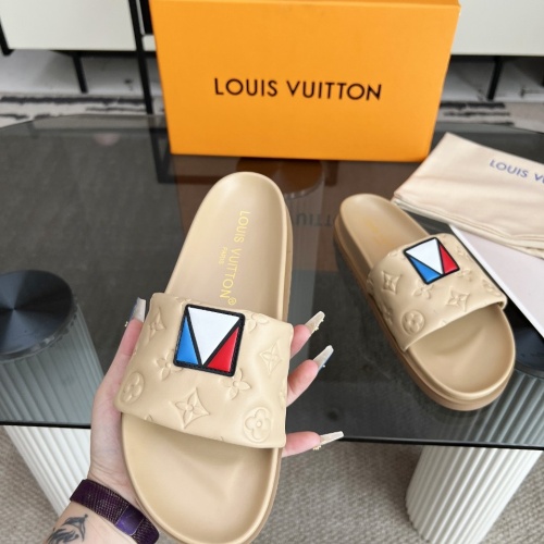 Replica Louis Vuitton Slippers For Women #1267073 $76.00 USD for Wholesale