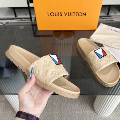 Replica Louis Vuitton Slippers For Women #1267073 $76.00 USD for Wholesale