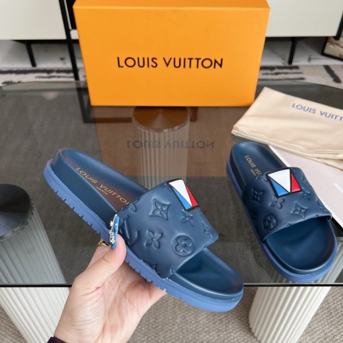 Replica Louis Vuitton Slippers For Women #1267074 $76.00 USD for Wholesale