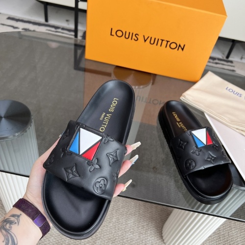 Replica Louis Vuitton Slippers For Women #1267075 $76.00 USD for Wholesale