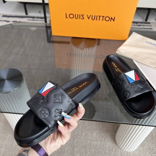 Replica Louis Vuitton Slippers For Women #1267075 $76.00 USD for Wholesale