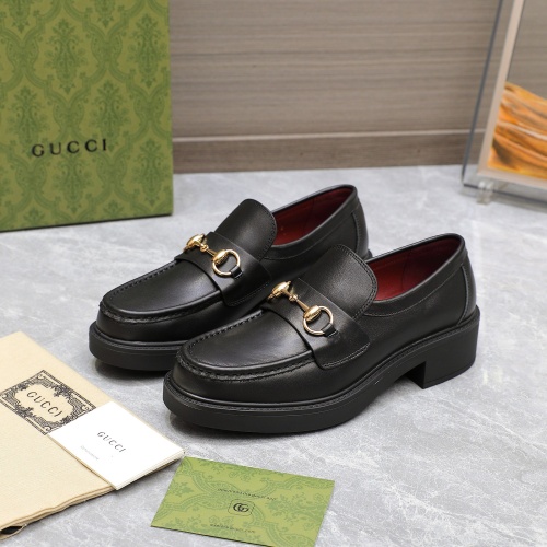 Wholesale Gucci Oxfords Shoes For Women #1267122 $122.00 USD, Wholesale Quality Replica Gucci Oxfords Shoes