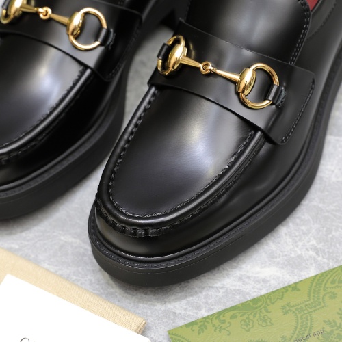 Replica Gucci Oxfords Shoes For Women #1267123 $122.00 USD for Wholesale