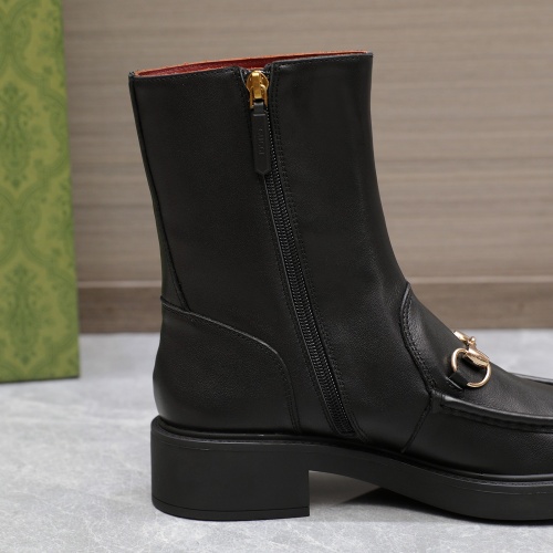 Replica Gucci Boots For Women #1267129 $140.00 USD for Wholesale