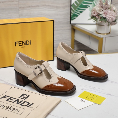 Replica Fendi High-Heeled Shoes For Women #1267131 $140.00 USD for Wholesale