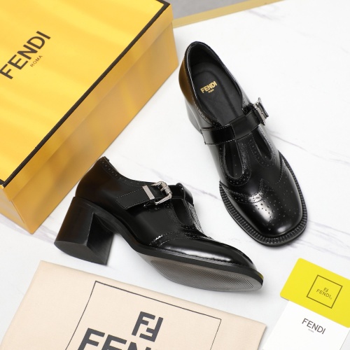 Replica Fendi High-Heeled Shoes For Women #1267133 $140.00 USD for Wholesale