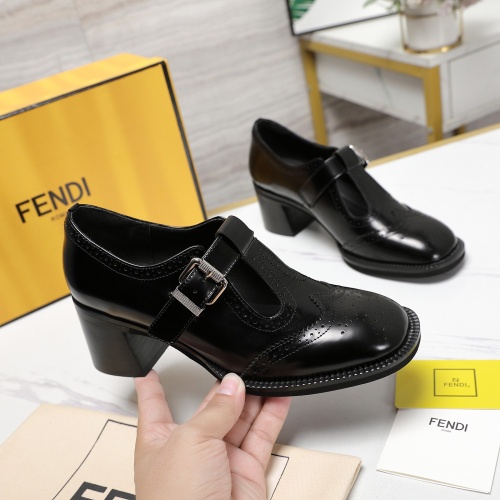 Replica Fendi High-Heeled Shoes For Women #1267133 $140.00 USD for Wholesale