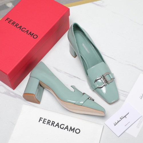 Wholesale Salvatore Ferragamo High-Heeled Shoes For Women #1267139 $108.00 USD, Wholesale Quality Replica Salvatore Ferragamo High-Heeled Shoes