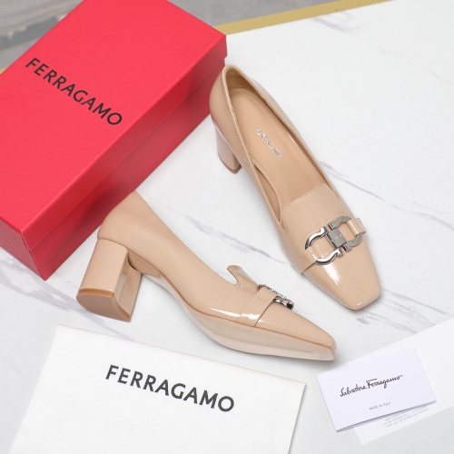 Wholesale Salvatore Ferragamo High-Heeled Shoes For Women #1267140 $108.00 USD, Wholesale Quality Replica Salvatore Ferragamo High-Heeled Shoes