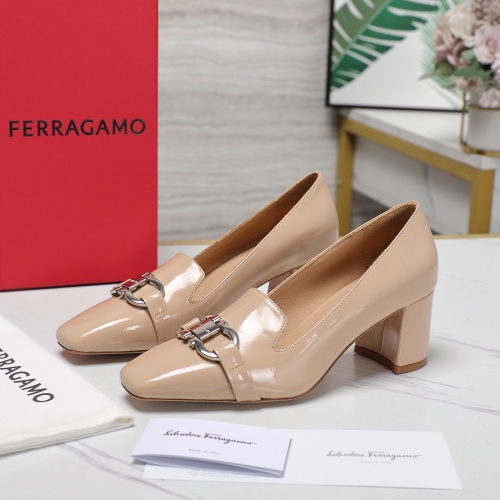 Replica Salvatore Ferragamo High-Heeled Shoes For Women #1267140 $108.00 USD for Wholesale