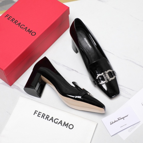 Wholesale Salvatore Ferragamo High-Heeled Shoes For Women #1267143 $108.00 USD, Wholesale Quality Replica Salvatore Ferragamo High-Heeled Shoes