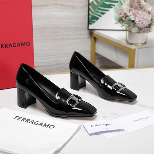 Replica Salvatore Ferragamo High-Heeled Shoes For Women #1267143 $108.00 USD for Wholesale