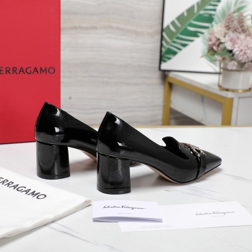 Replica Salvatore Ferragamo High-Heeled Shoes For Women #1267143 $108.00 USD for Wholesale