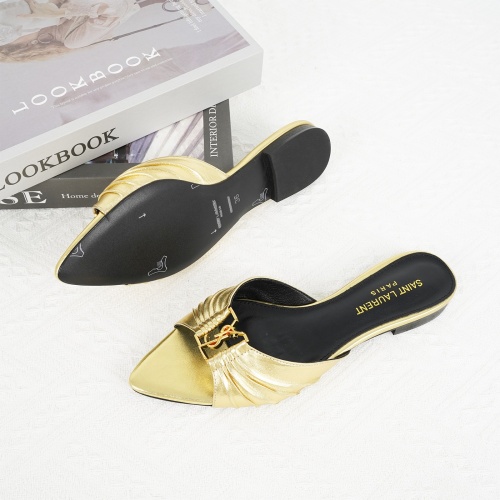 Replica Yves Saint Laurent YSL Slippers For Women #1267162 $85.00 USD for Wholesale