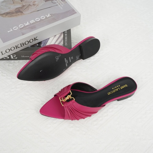 Replica Yves Saint Laurent YSL Slippers For Women #1267177 $85.00 USD for Wholesale