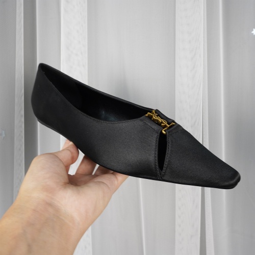 Replica Yves Saint Laurent YSL Flat Shoes For Women #1267200 $96.00 USD for Wholesale