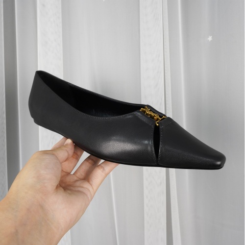 Replica Yves Saint Laurent YSL Flat Shoes For Women #1267202 $96.00 USD for Wholesale