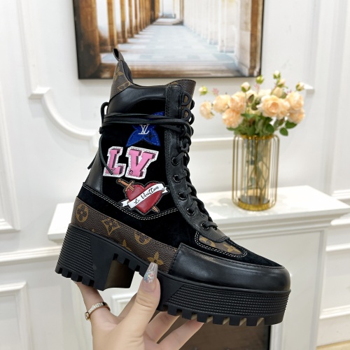 Replica Louis Vuitton Boots For Women #1267231 $98.00 USD for Wholesale