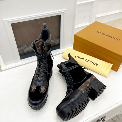 Replica Louis Vuitton Boots For Women #1267232 $98.00 USD for Wholesale