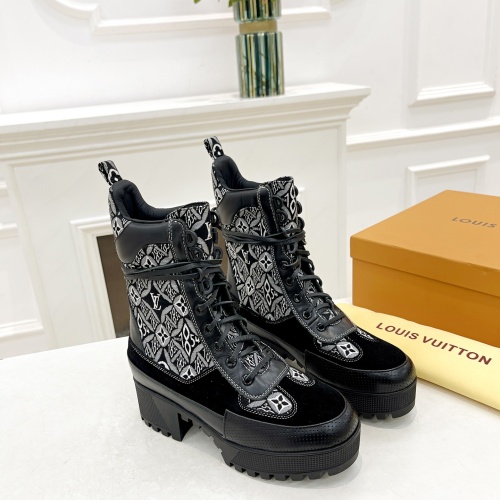 Replica Louis Vuitton Boots For Women #1267233 $98.00 USD for Wholesale