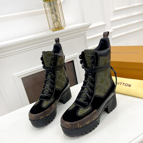 Wholesale Louis Vuitton Boots For Women #1267234 $98.00 USD, Wholesale Quality Replica Louis Vuitton Boots