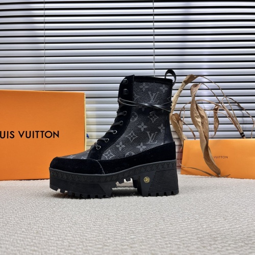 Replica Louis Vuitton Boots For Women #1267249 $105.00 USD for Wholesale