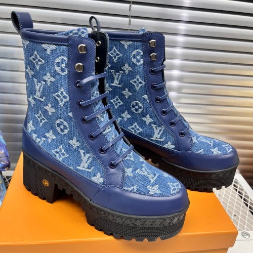 Replica Louis Vuitton Boots For Women #1267252 $105.00 USD for Wholesale