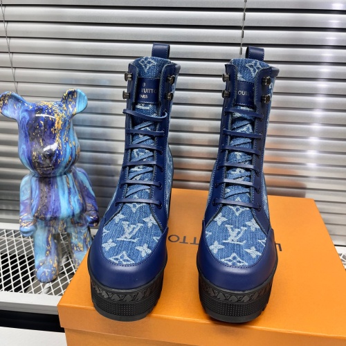 Replica Louis Vuitton Boots For Women #1267252 $105.00 USD for Wholesale