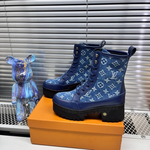 Replica Louis Vuitton Boots For Women #1267252 $105.00 USD for Wholesale