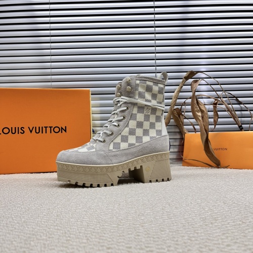 Replica Louis Vuitton Boots For Women #1267254 $105.00 USD for Wholesale