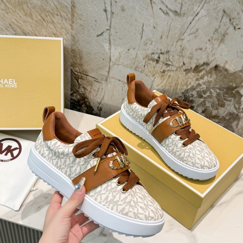 Replica Michael Kors Casual Shoes For Women #1267293 $82.00 USD for Wholesale