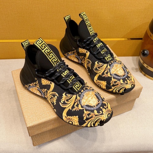 Wholesale Versace Casual Shoes For Men #1267298 $96.00 USD, Wholesale Quality Replica Versace Casual Shoes