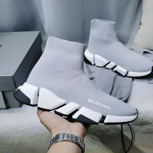 Wholesale Balenciaga Boots For Men #1267358 $92.00 USD, Wholesale Quality Replica Balenciaga Boots