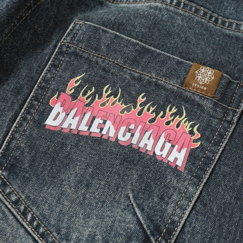 Replica Balenciaga Jeans For Men #1267433 $52.00 USD for Wholesale