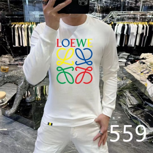 Wholesale LOEWE Hoodies Long Sleeved For Men #1267482 $48.00 USD, Wholesale Quality Replica LOEWE Hoodies